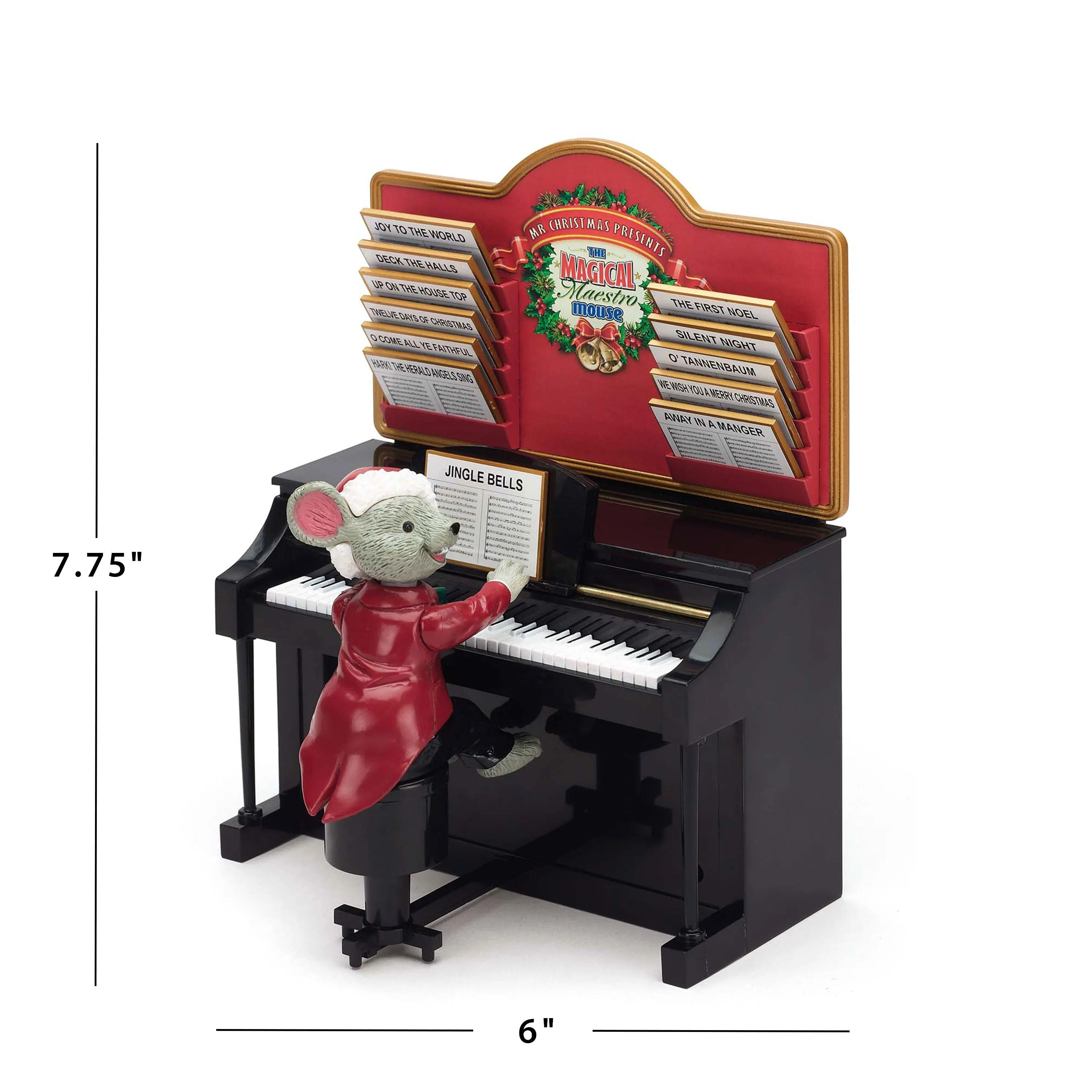 7 in. Animated Magical Maestro Mouse Piano