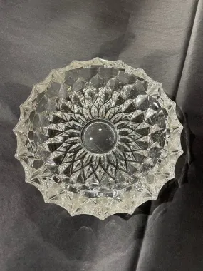 7" MCM Crystal Cut Ash Tray