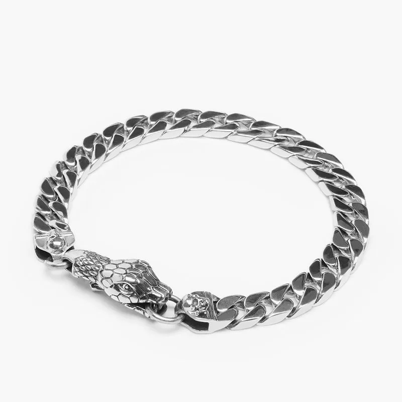 925 STERLING SILVER SNAKE BRACELET