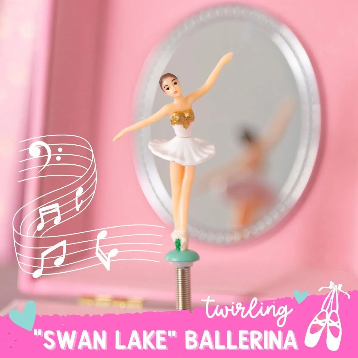 BALLERINA MUSICAL JEWELRY BOX