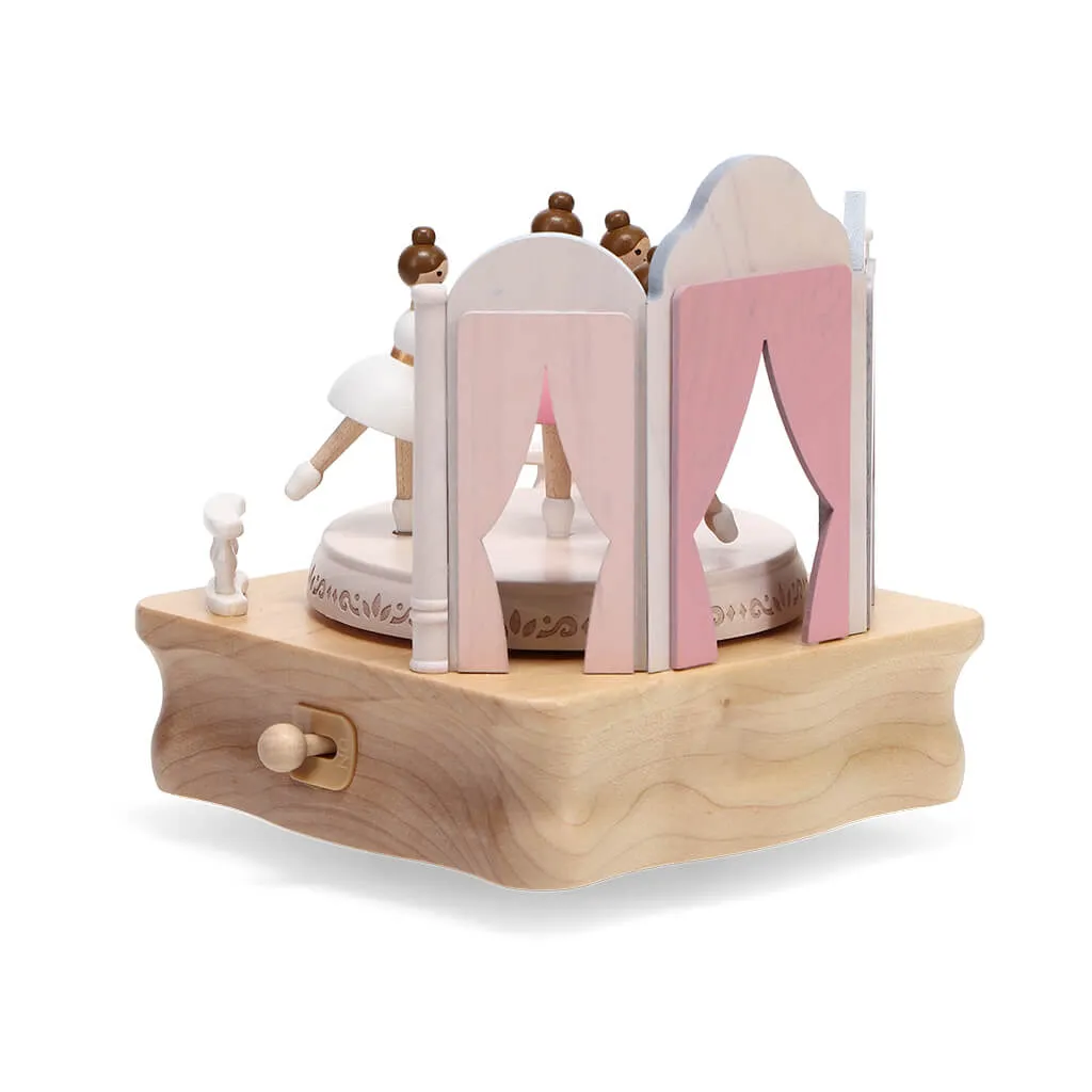 Ballerina Recital Wooden Music Box