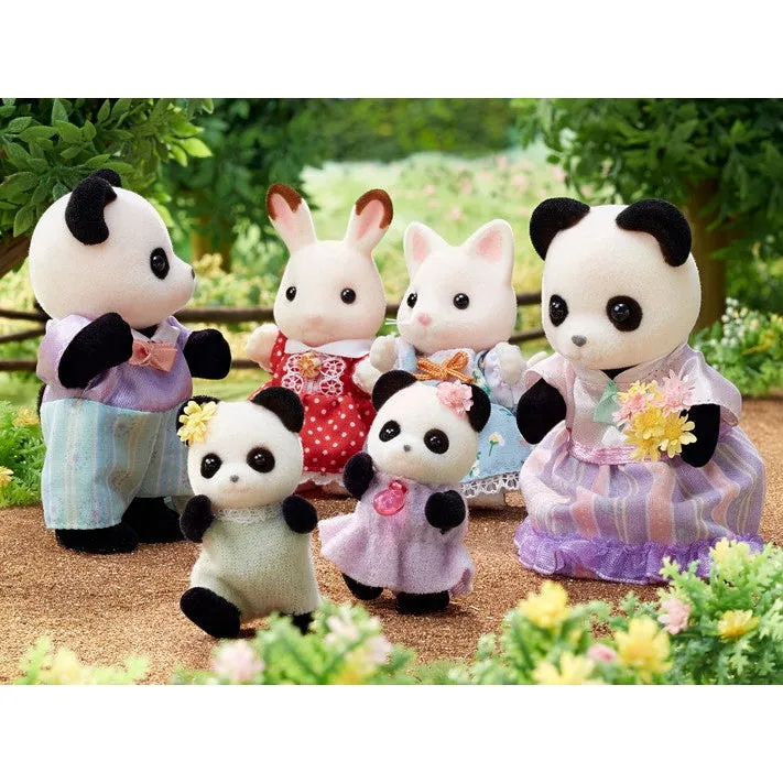 Calico Critters pookie panda family