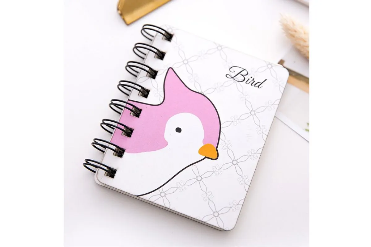 Cartoon Animal Mini Coil Notebook