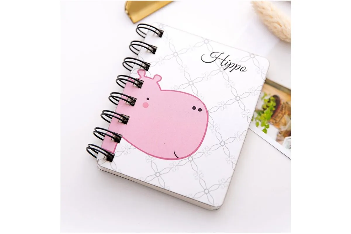 Cartoon Animal Mini Coil Notebook