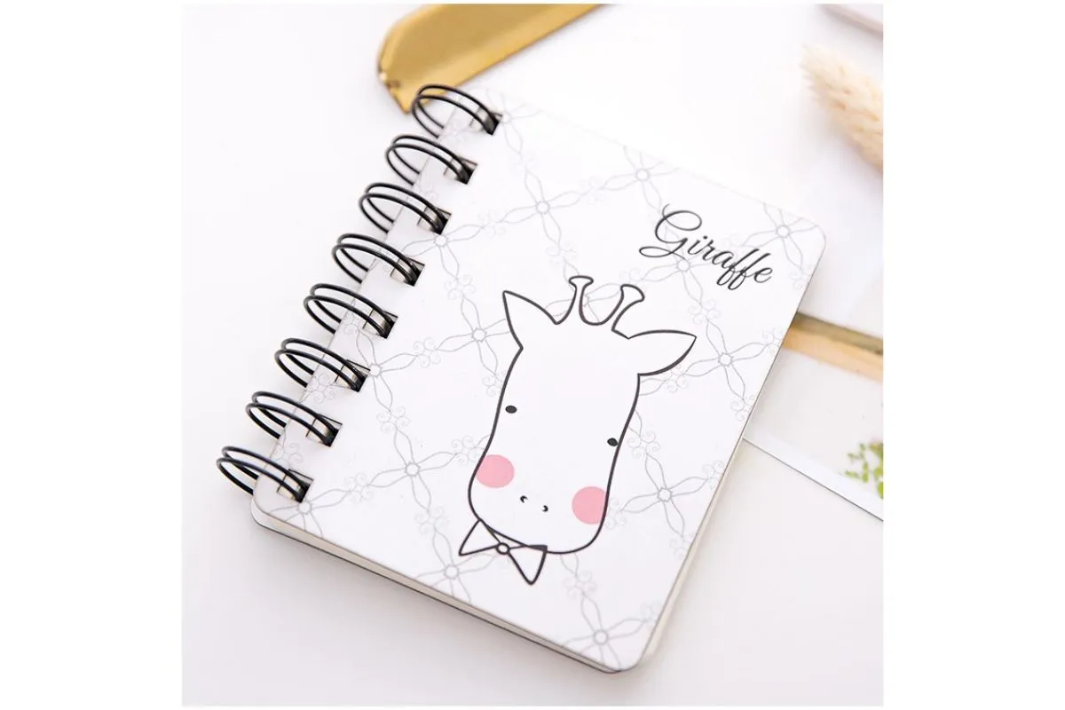 Cartoon Animal Mini Coil Notebook