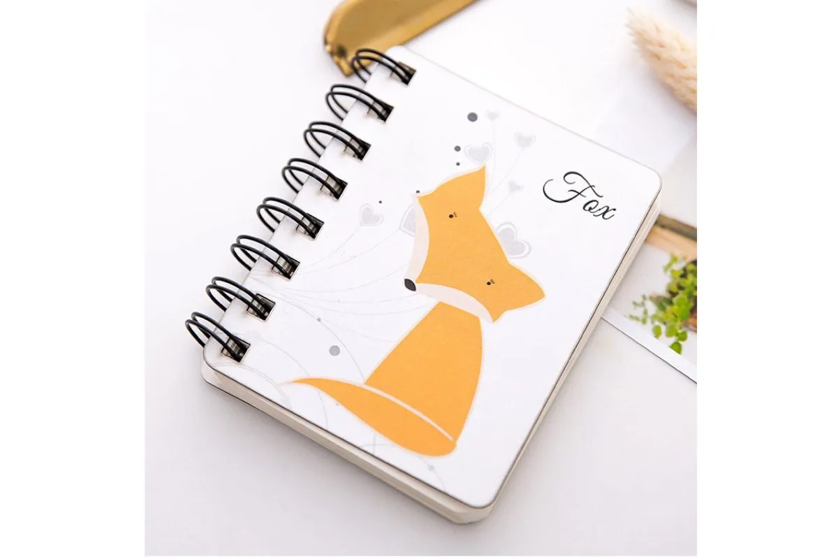 Cartoon Animal Mini Coil Notebook