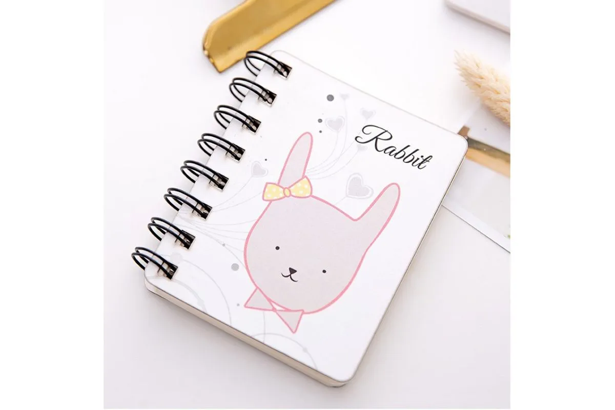 Cartoon Animal Mini Coil Notebook