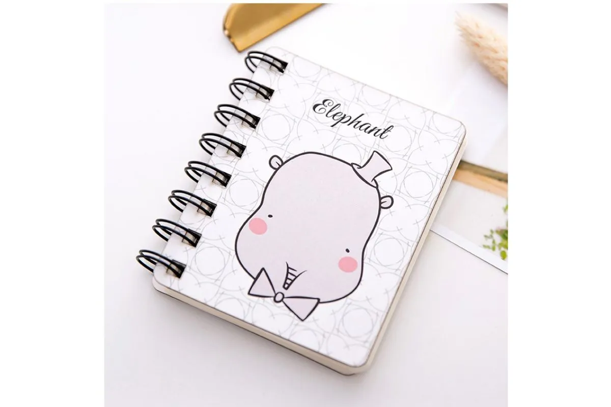 Cartoon Animal Mini Coil Notebook