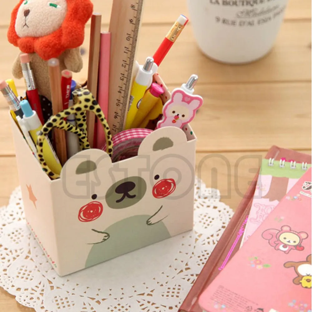 Cat Cartoon Paper Storage Box