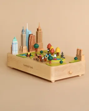 Central Park Wooden Music Box