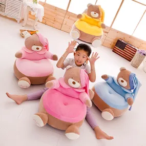 Children's Plush kids Toys Cartoon Lazy Sofa