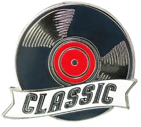 Classic Vinyl Hard Enamel Pin