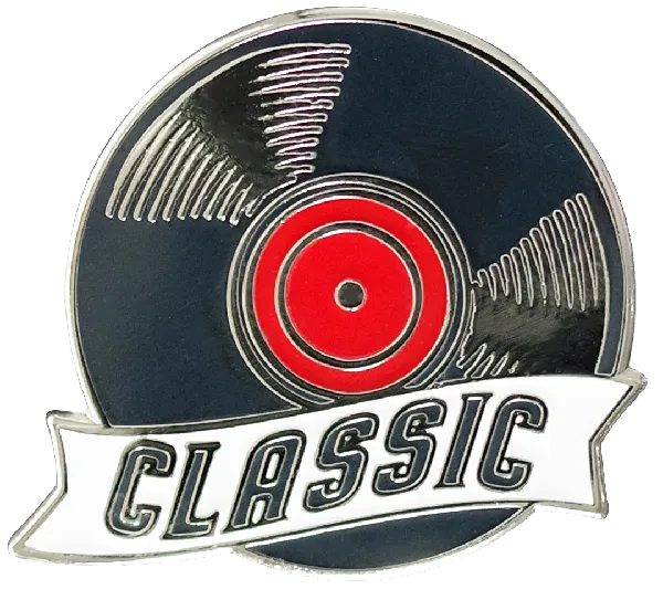 Classic Vinyl Hard Enamel Pin