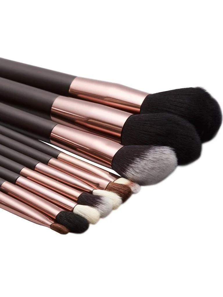 Coffee Professional Makeup Brush Set With Box