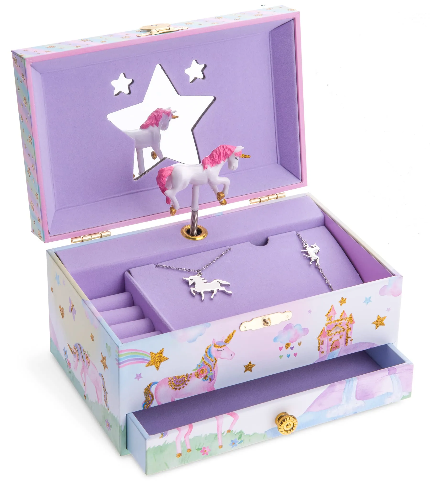 Corn Music Box Little Girls Jewelry Set 3 Corn Gifts