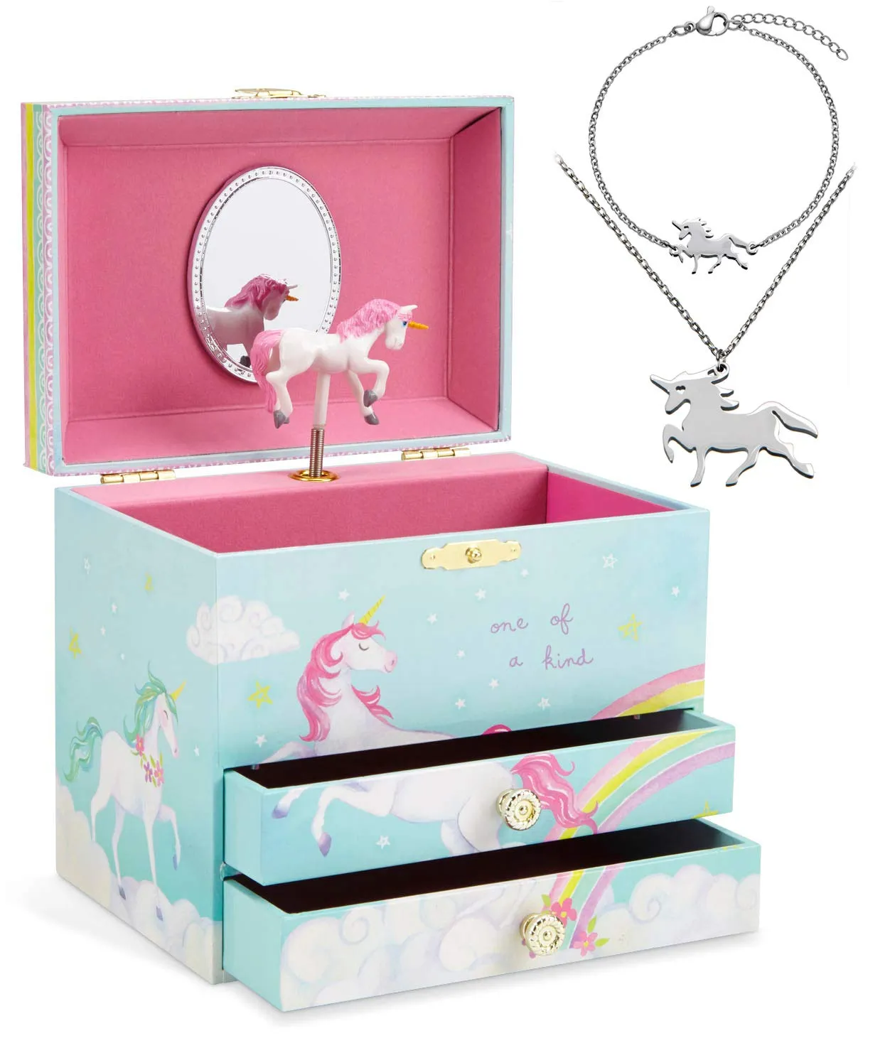 Corn Music Box Little Girls Jewelry Set 3 Corn Gifts