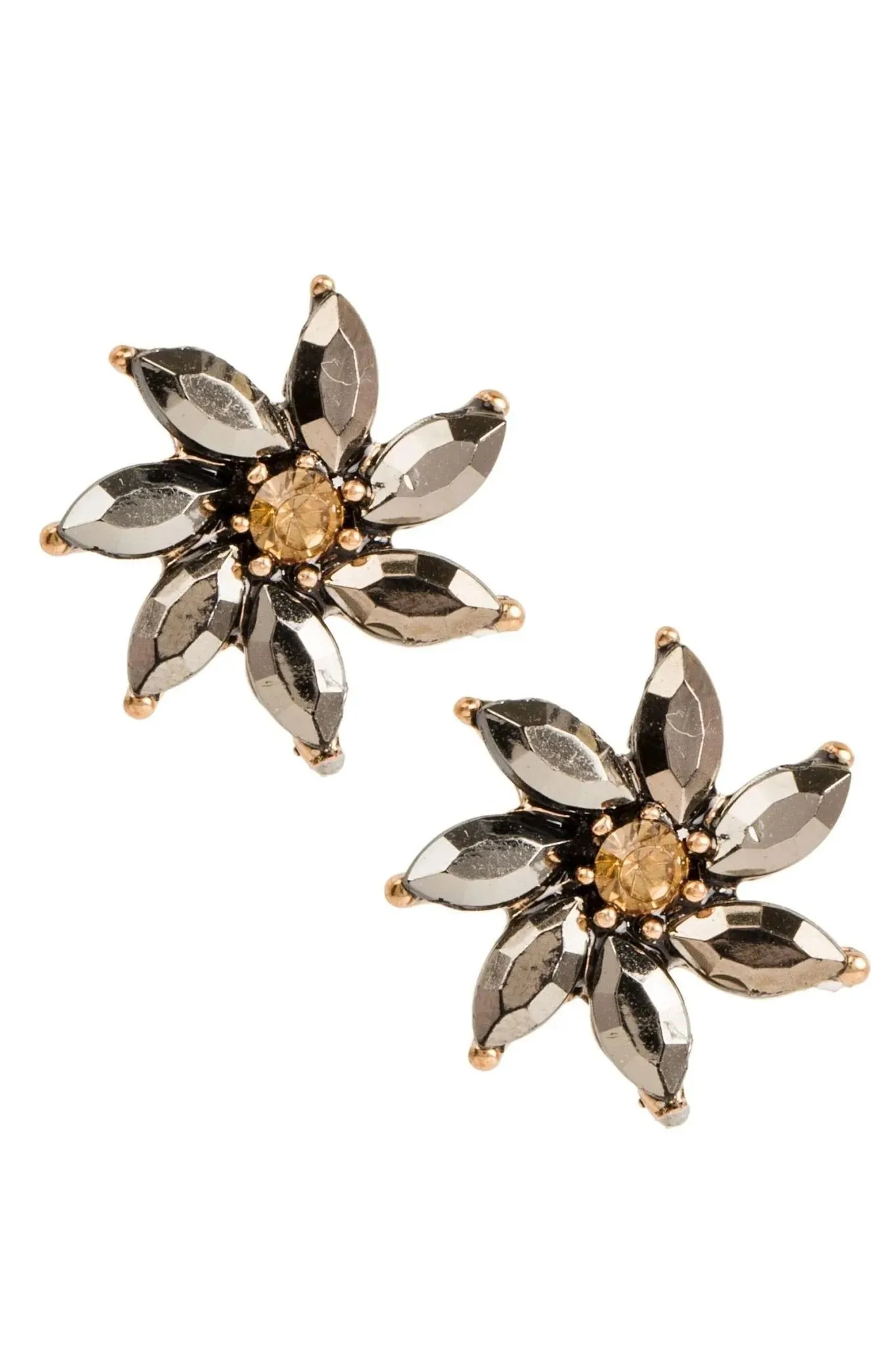 Crystal Flower Earring