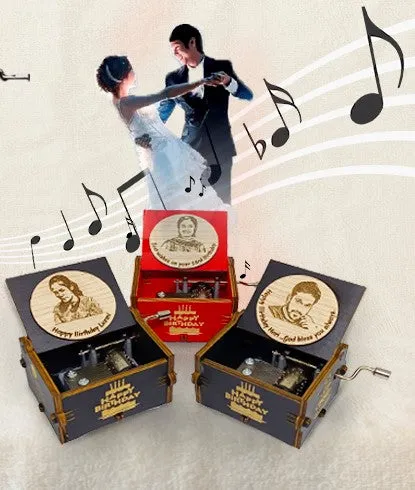 Custom Melodious Music Box - Crafted with Love 🎵