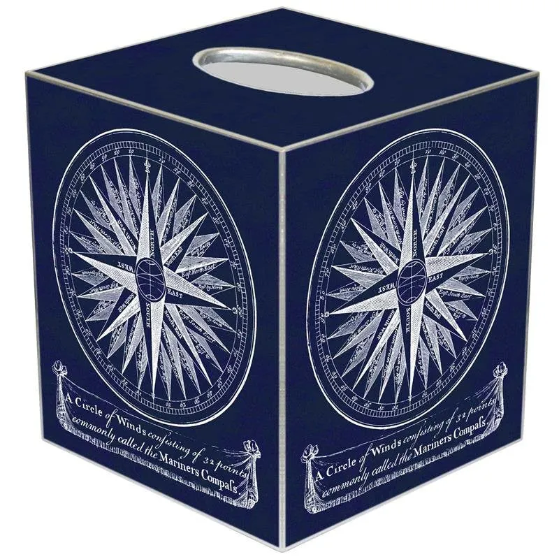 Decoupage Compass Rose Wood 2-Pc. Bath Sets