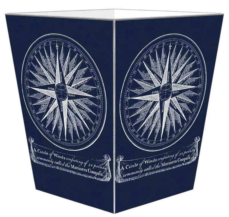 Decoupage Compass Rose Wood 2-Pc. Bath Sets