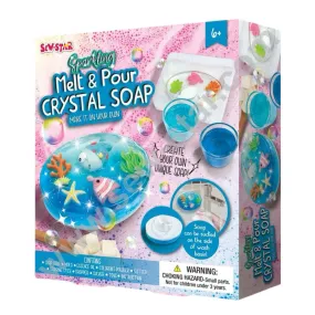 DIY Sparkling Melt & Pour Crystal Soap Sea Animals - 031