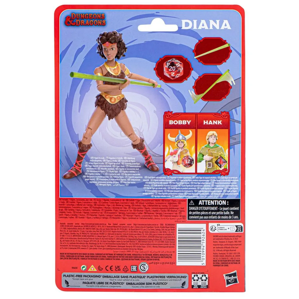 Dungeons & Dragons Cartoon Classics Diana 6-Inch Action Figure