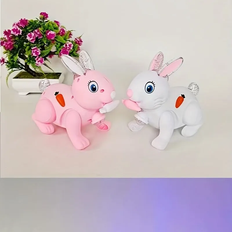 Electric Lighting Music Cartoon Rabbit Fun and Interactive Toy for Kids