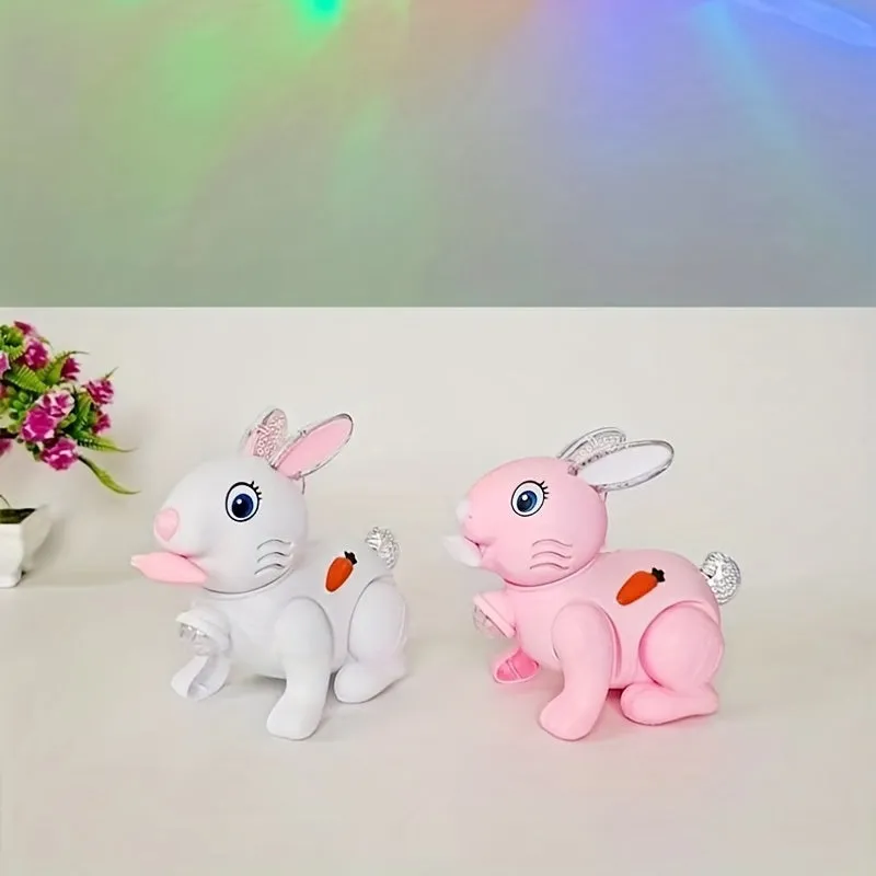 Electric Lighting Music Cartoon Rabbit Fun and Interactive Toy for Kids