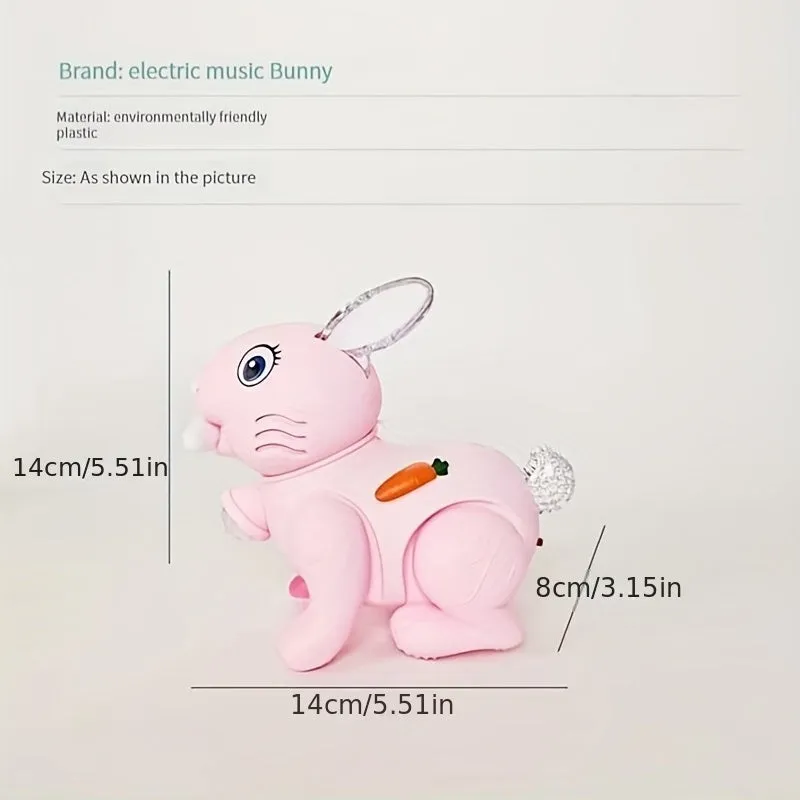 Electric Lighting Music Cartoon Rabbit Fun and Interactive Toy for Kids