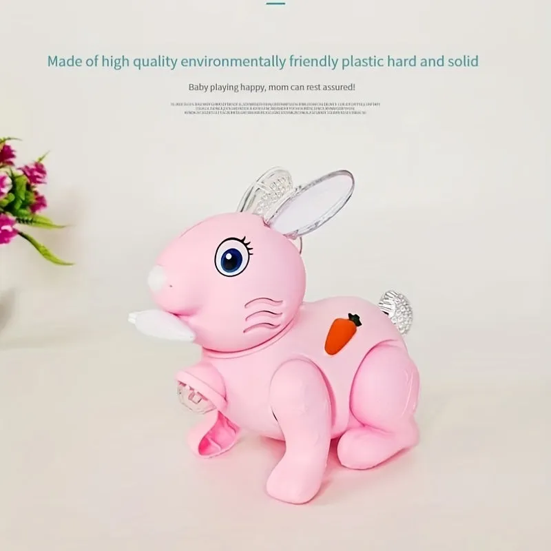 Electric Lighting Music Cartoon Rabbit Fun and Interactive Toy for Kids