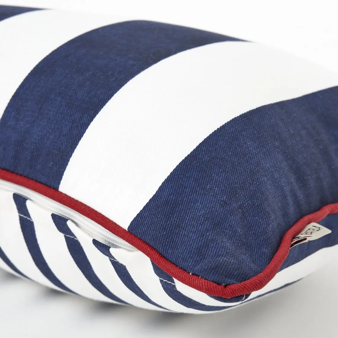 Euro Coastal Nautical Stripes Lumbar Pillow Set