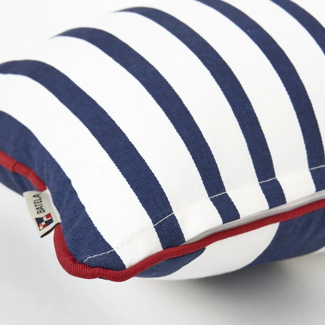 Euro Coastal Nautical Stripes Lumbar Pillow Set