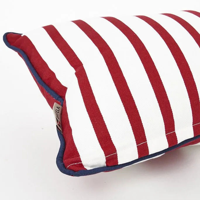 Euro Coastal Nautical Stripes Lumbar Pillow Set