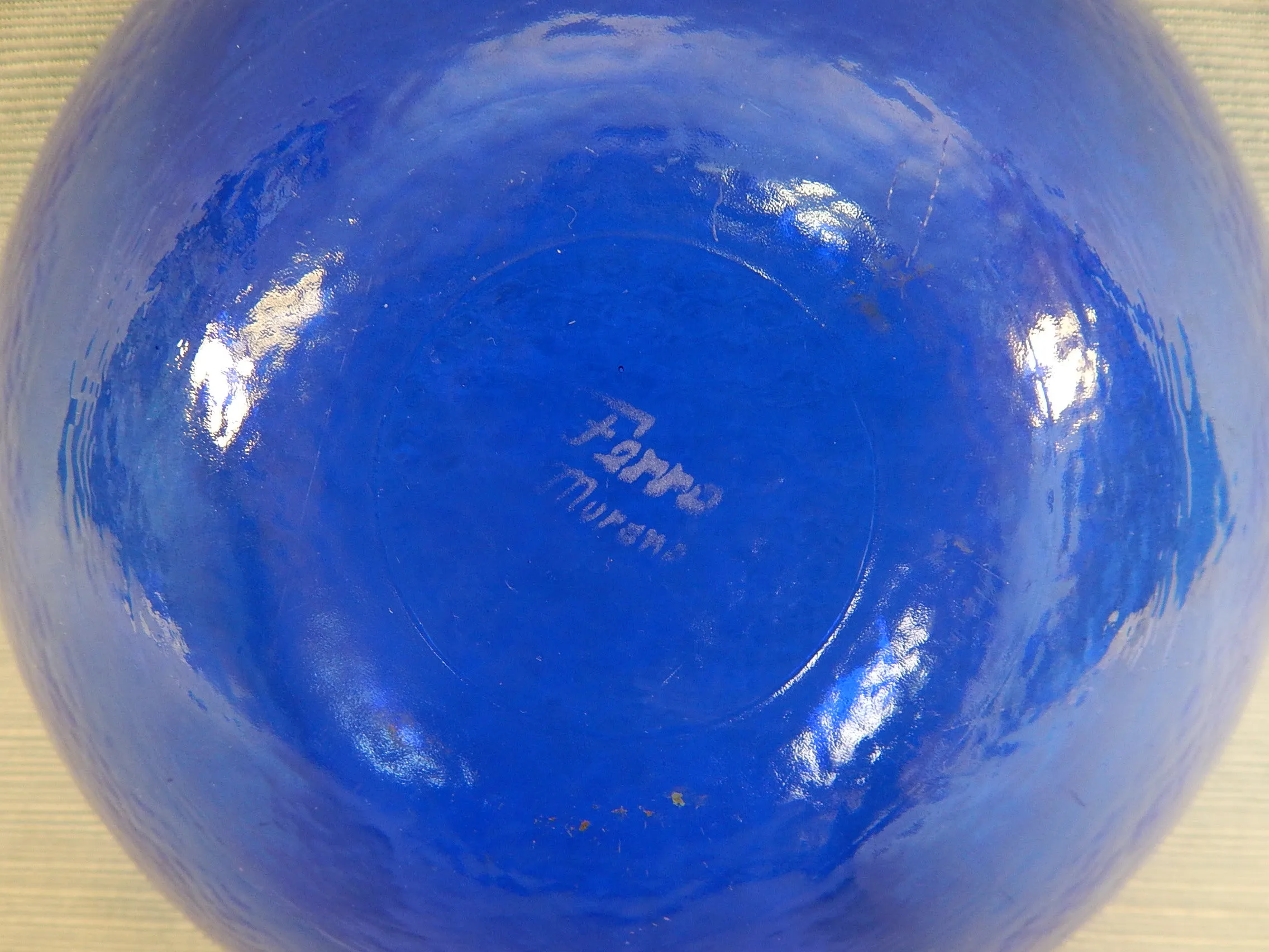 Ferro Murano Cobalt Dancers Bowl