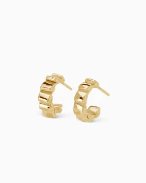 Fine Trim Hoops | Gold