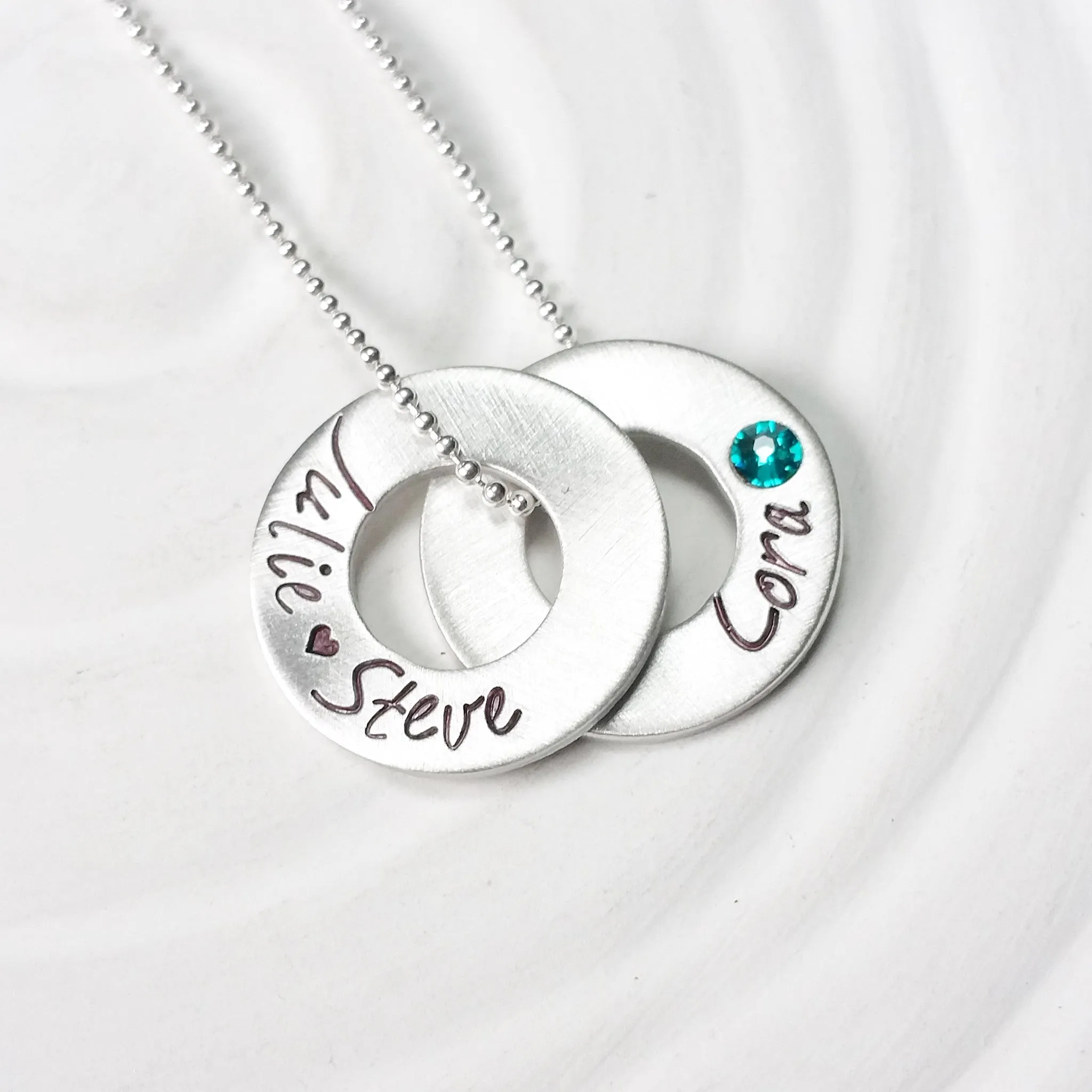 Floating Washer Necklace | Couple's Necklace