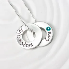 Floating Washer Necklace | Couple's Necklace