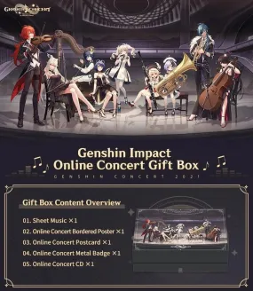 Genshin Impact - Online Concert 2021 Gift Box miHoYo