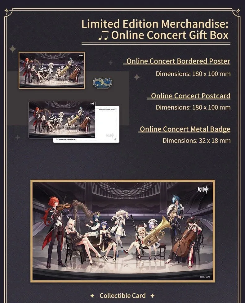 Genshin Impact - Online Concert 2021 Gift Box miHoYo