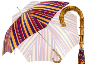 Gents Umbrella - Striped Design - By il Marchesato