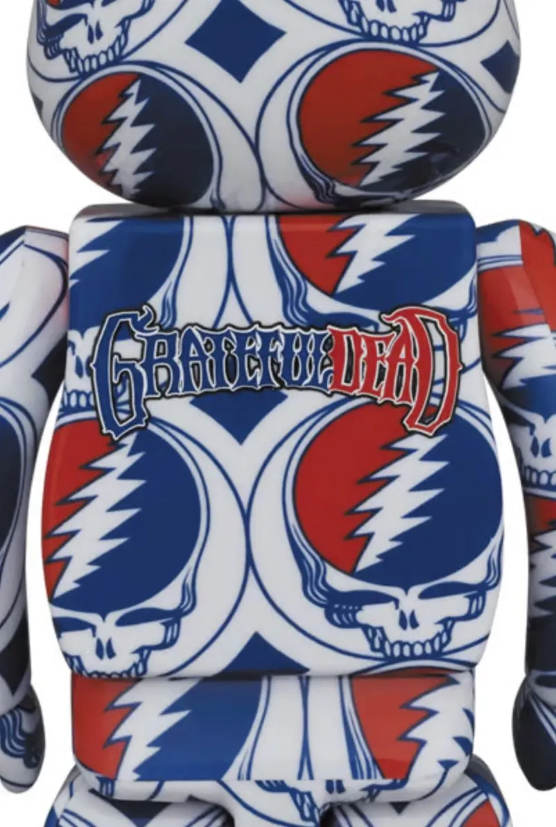 Grateful Dead Steal Your Face 100% & 400% Be@rbrick