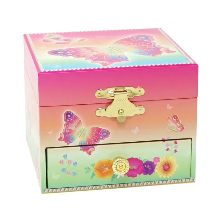 Hape - Rainbow Butterfly Small Musical Jewellery Box