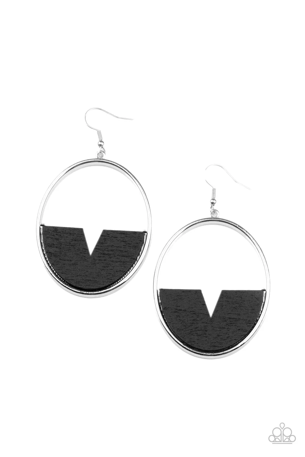 Island Breeze - Black Paparazzi Earrings