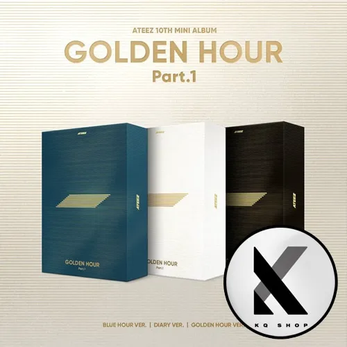 [KQSHOP POB] ATEEZ – 10th Mini Album [GOLDEN HOUR : Part.1] (SET)