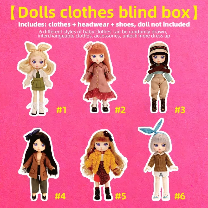 Lady Doodii Dolls 1/12 8D Blind Box OB11 – Cute Mystery Box Toys | Action Anime Figure Kawaii Designer Model Gift