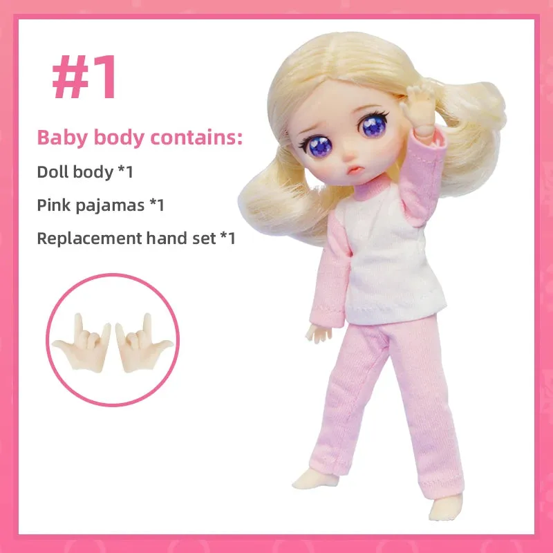 Lady Doodii Dolls 1/12 8D Blind Box OB11 – Cute Mystery Box Toys | Action Anime Figure Kawaii Designer Model Gift