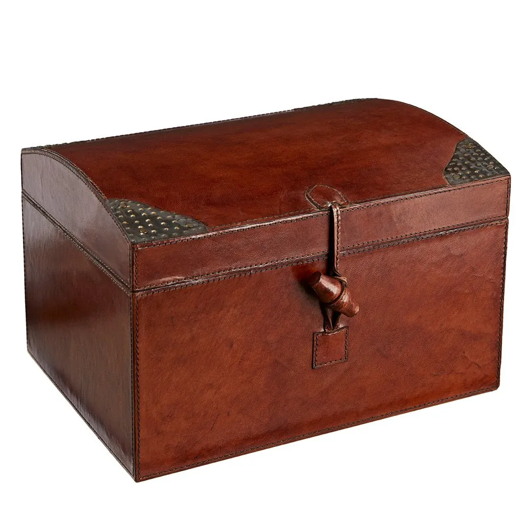 Leather Memory Box - For Keepsakes