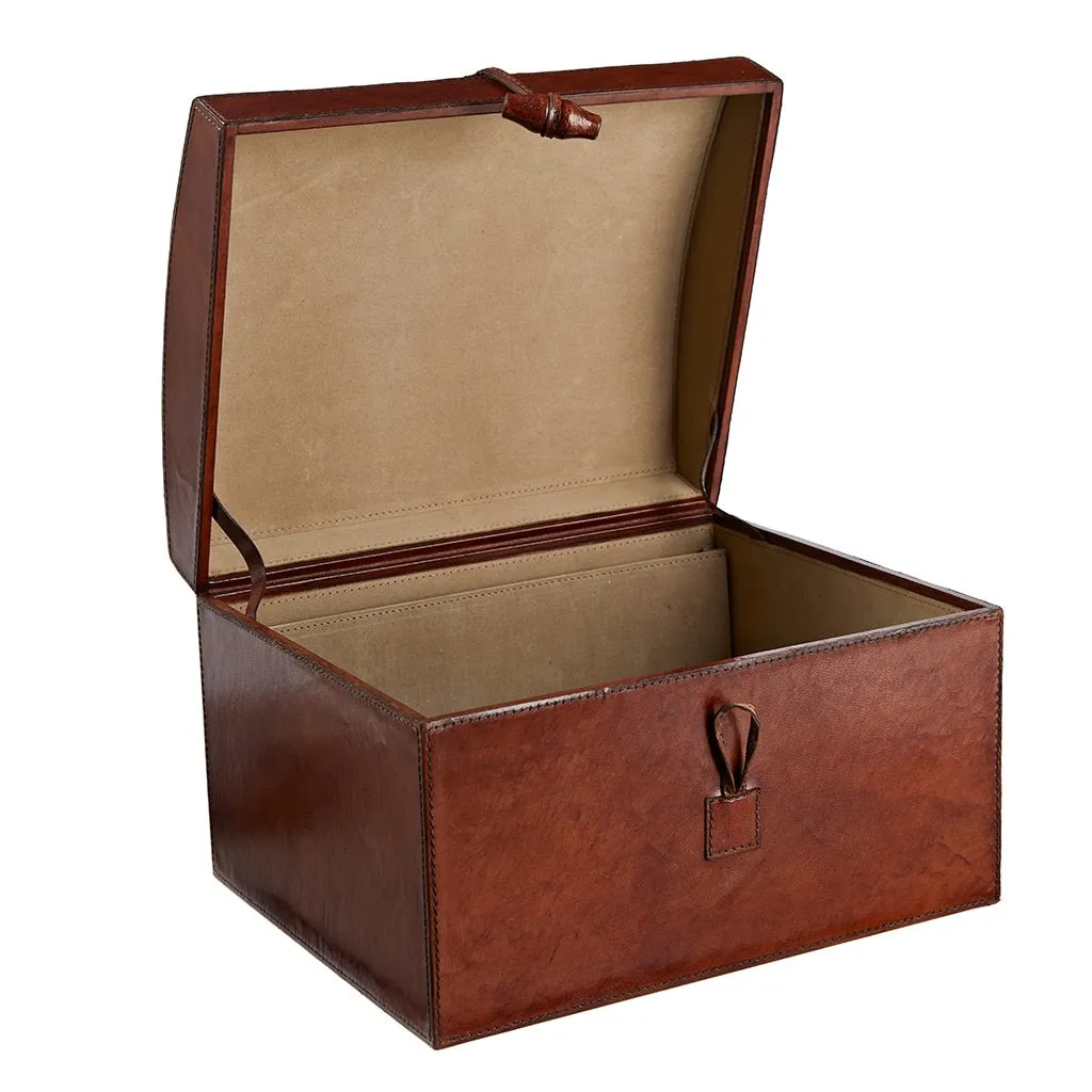 Leather Memory Box - For Keepsakes