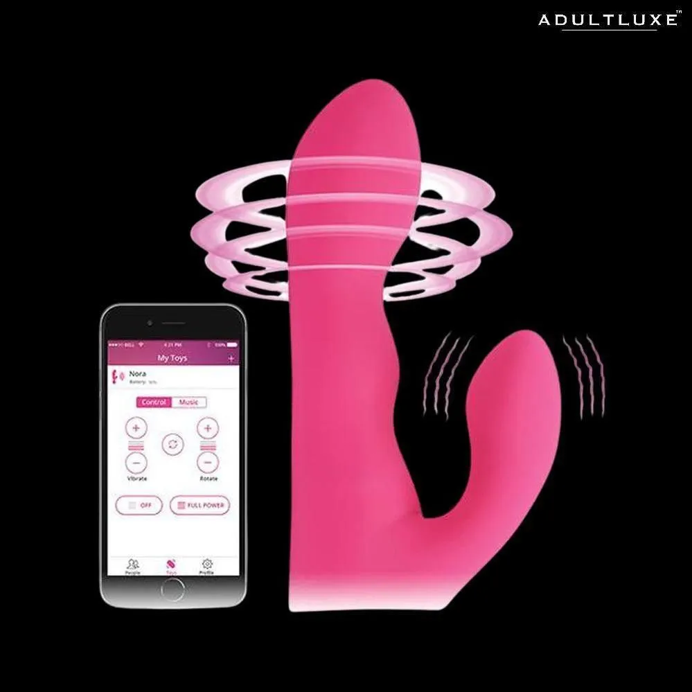 Lovense Nora Rotating Head Rabbit Vibrator