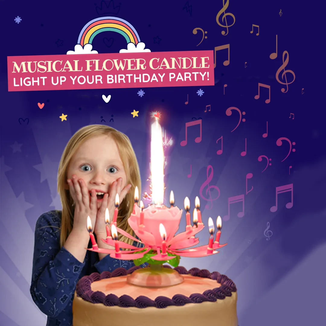 Magic Flower - Musical Candle